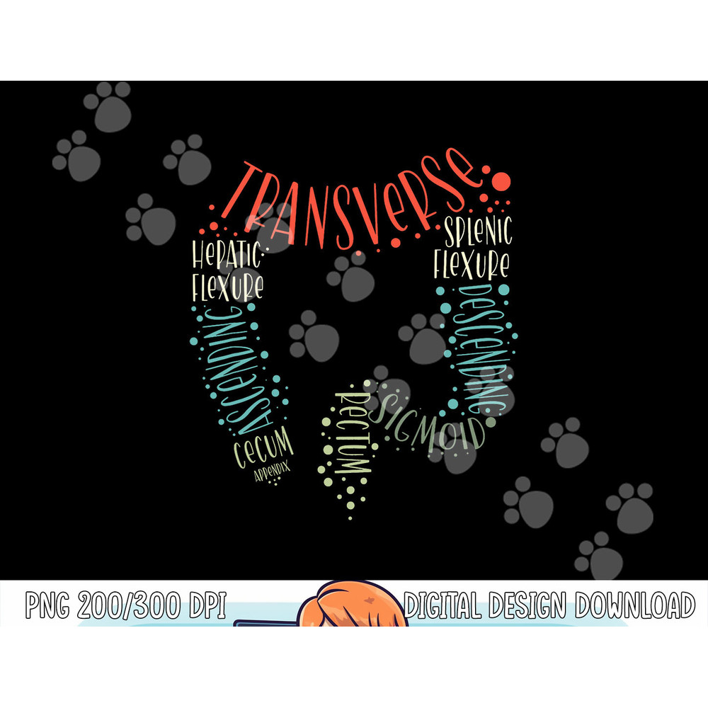 GI Endoscopy Nurse Endo Tech Colonoscopy Colon Anatomy png, sublimation copy.jpg