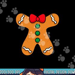 gingerbread man body costume for halloween or christmas png, sublimation copy