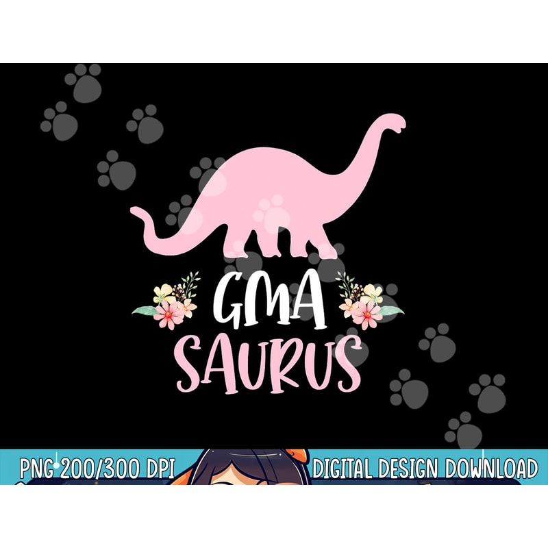 GMA Saurus Grandma Mother s Day Thanksgiving Christmas png, sublimation copy.jpg
