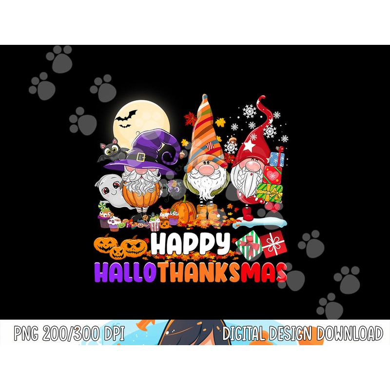 Gnomes Halloween Thanksgiving Christmas Happy Hallothanksmas png, sublimation copy.jpg