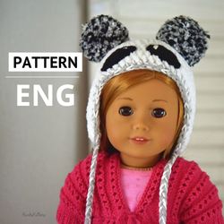 Ag doll hat, crochet hat pattern, 18 inch doll clothes