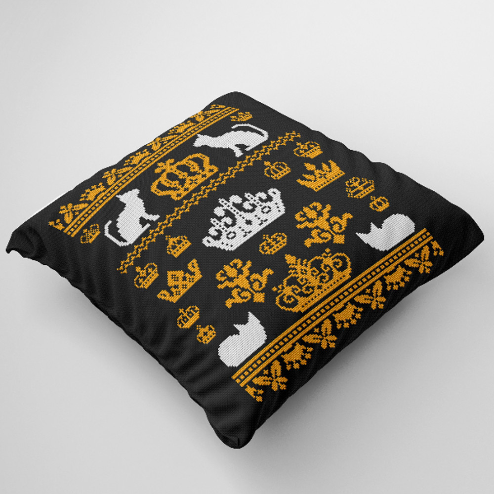 cross stitch cushion pattern cats