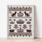 cat cross stitch pattenr antique