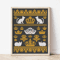 cats cross stitch pattern vintage sampler