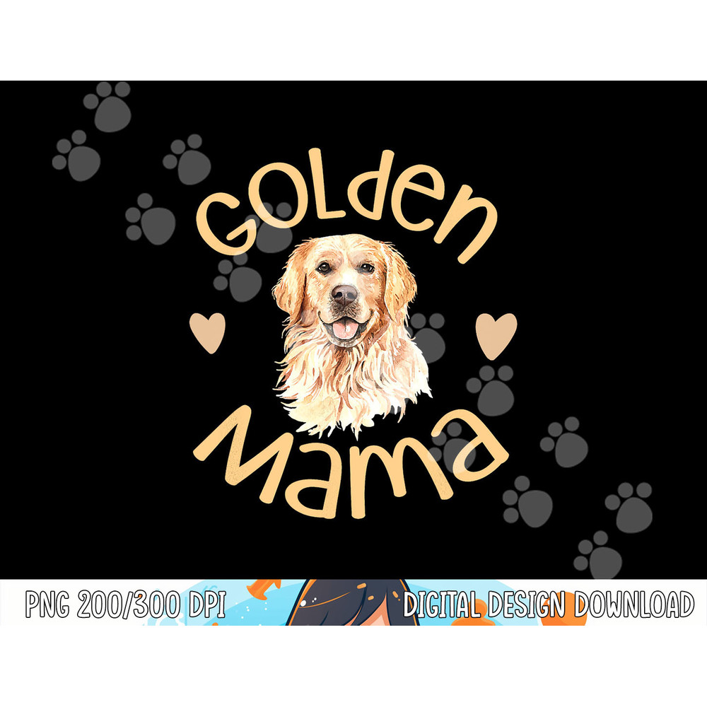 Golden Mama Cute Golden Retriever Dog Mom Pet  png, sublimation copy.jpg