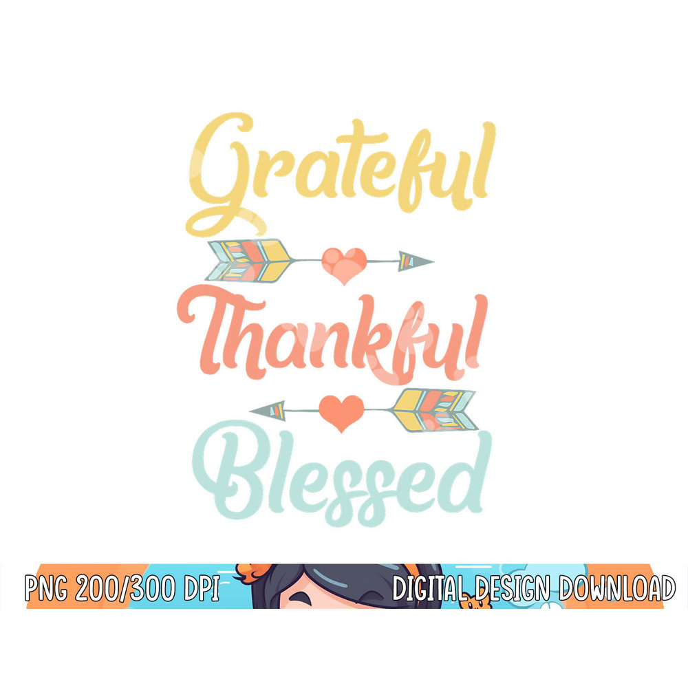 Grateful Thankful Blessed Shirt  Cool Thanksgiving Day Gift png, sublimation copy.jpg
