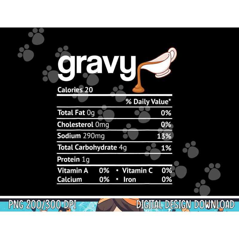 Gravy Nutrition Facts Funny Thanksgiving Christmas Costume png, sublimation copy.jpg