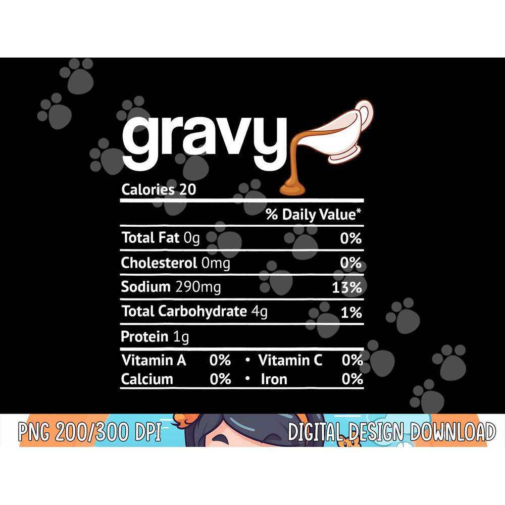 Gravy Nutrition Facts Funny Thanksgiving Christmas Costume png, sublimation copy.jpg
