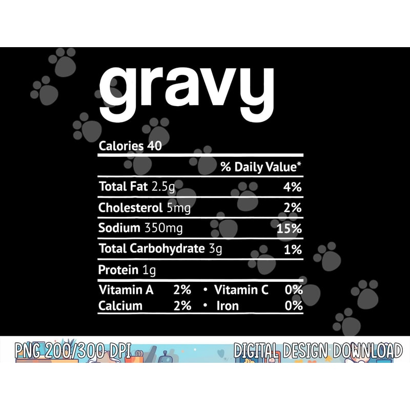 Gravy Nutrition Facts Funny Thanksgiving Christmas png, sublimation copy.jpg