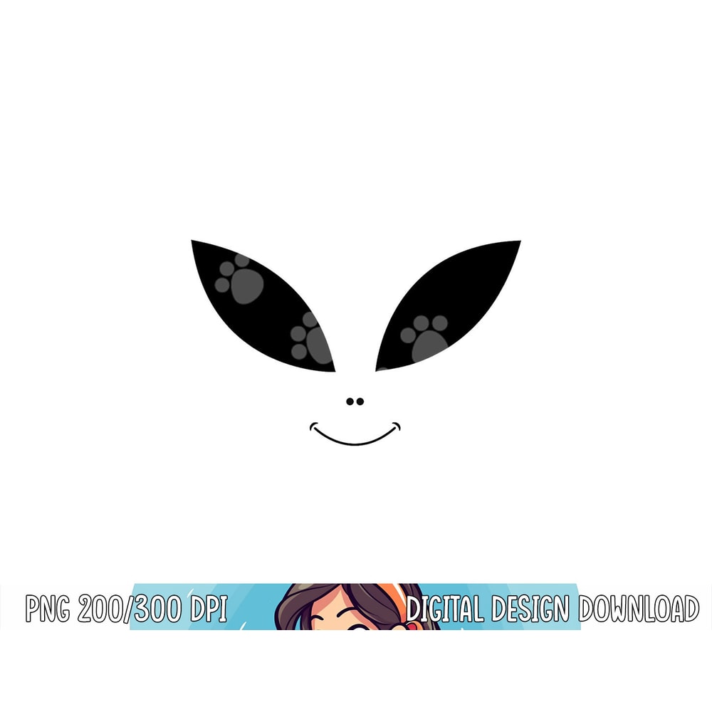 Green Alien Face Halloween Apparel Costume Matching Group png,sublimation copy.jpg