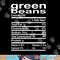 Green Bean Nutrition Facts 2022 Thanksgiving Christmas Food png, sublimation copy.jpg