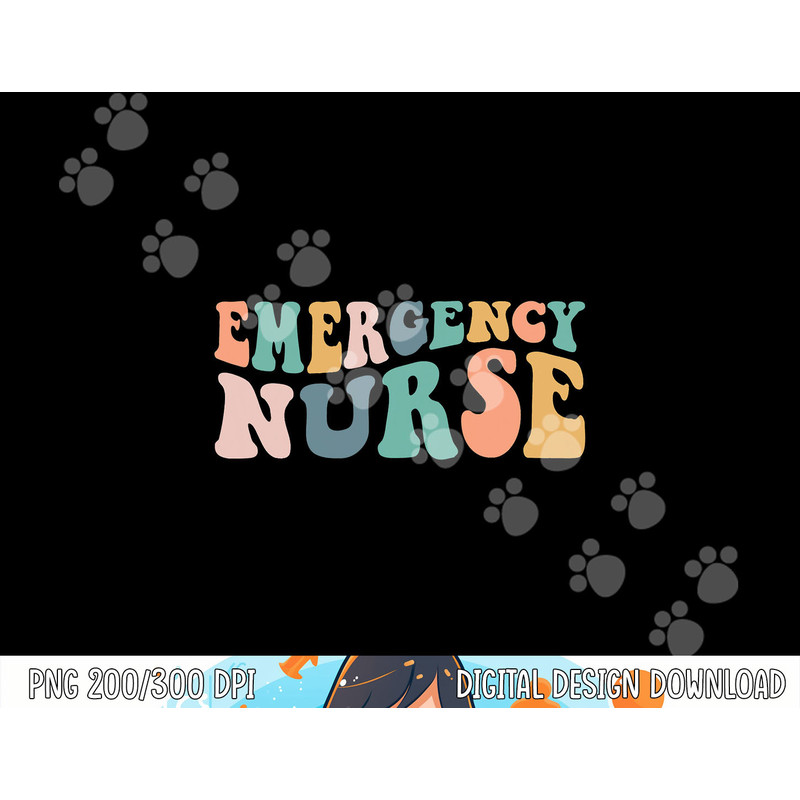 groovy ER Nurse Emergency Room Nurse School women nursing png, sublimation copy.jpg