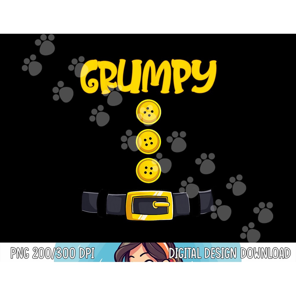 Grumpy Halloween Dwarf Costume Color Matching png,sublimation copy.jpg