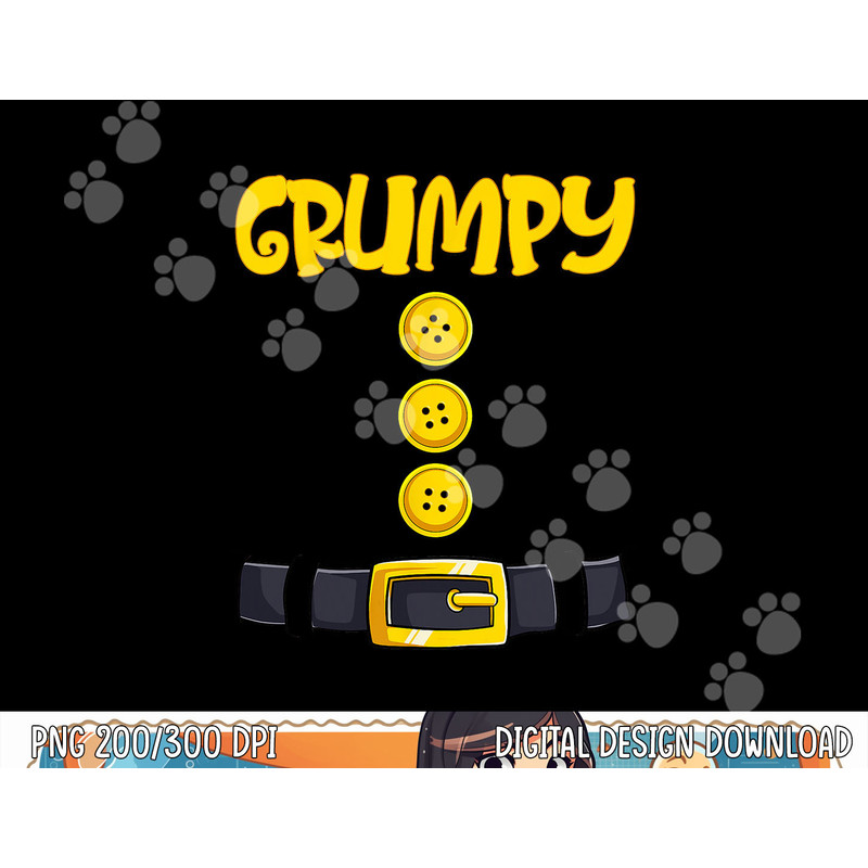 Grumpy Halloween Dwarf Costume Color Matching png,sublimation copy.jpg