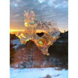 state rainbow sun catcher pick your state suncatcher for windows, rainbow maker decal, sun catcher sticker, rainbow wind