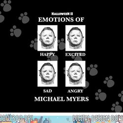halloween 2 emotions of michael myers png,sublimation copy