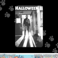 halloween 2 michael myers faded poster png, sublimation copy