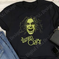 the wizard of ozzy png, rock and roll band music png, digital download, clipart, sublimation designs download, instant