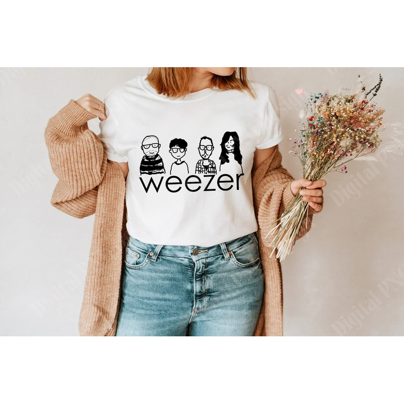 WEEZER png, Rock and roll band music png, digital download, clipart, sublimation designs download, instant download - 1.jpg