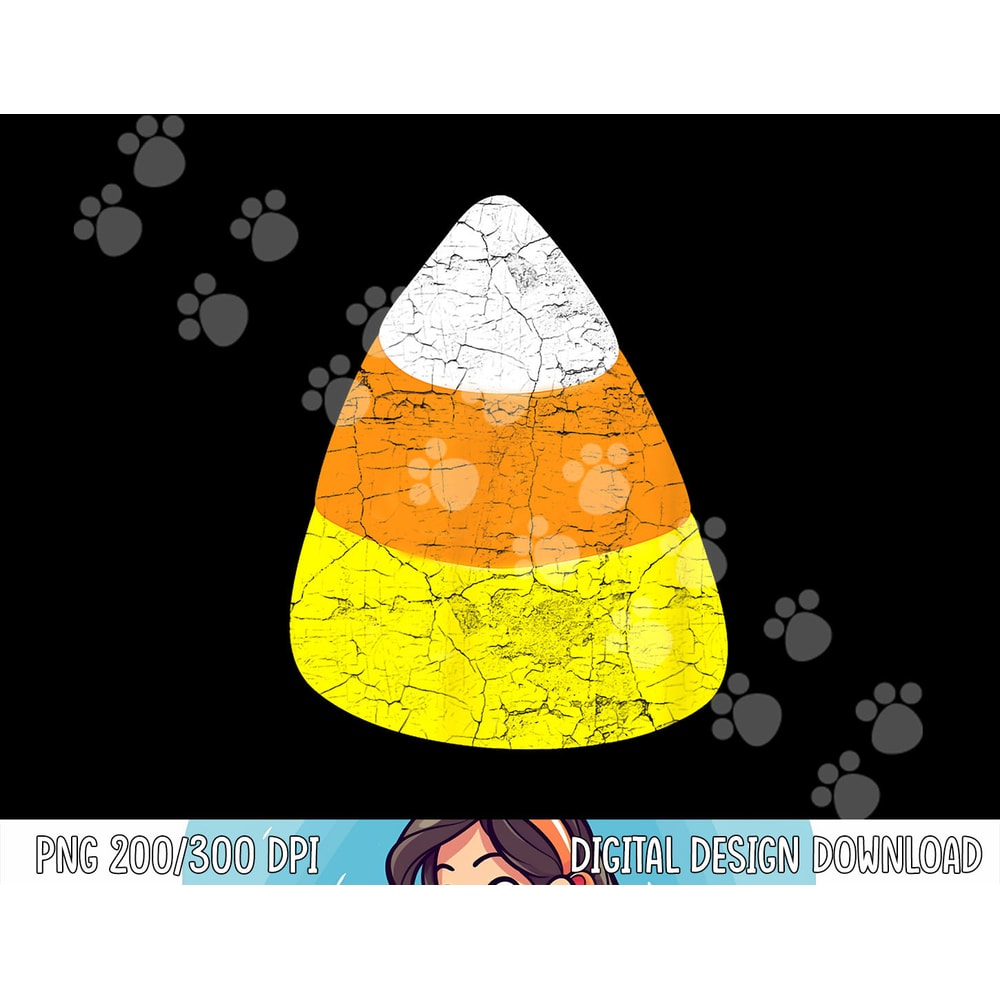 Halloween Candy Corn Vintage Illustration - Candy Corn png, sublimation copy.jpg