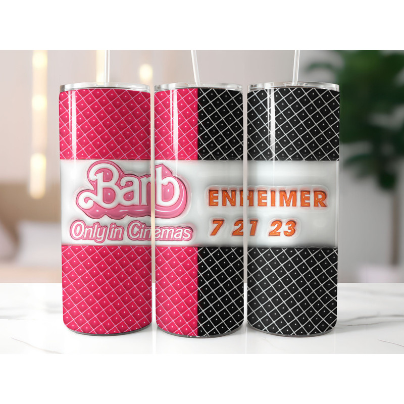 Bard Enheimer Inflated Tumbler Wrap, Come On Barbie Inflated Tumbler Wrap PNG, Lets Go Party Inflated Tumbler PNG, Barbi Doll Skinny Tumblel - 1.jpg