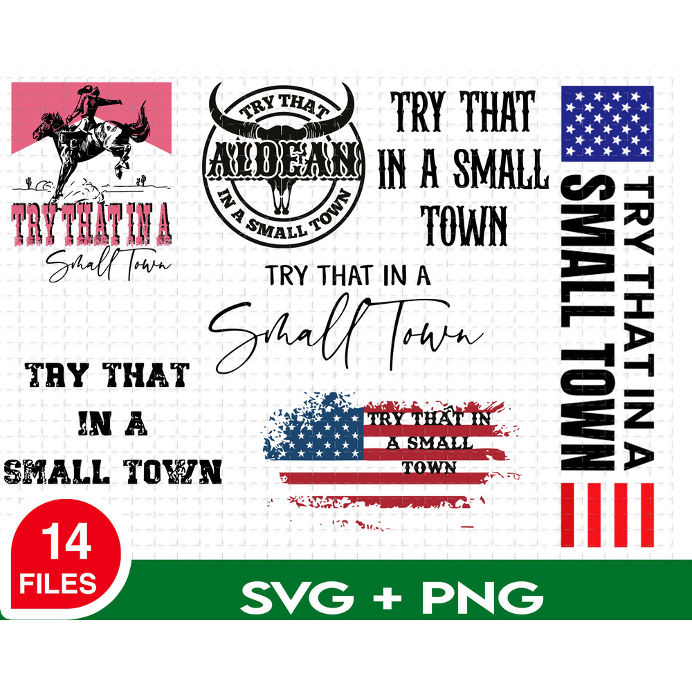 Bundle Try That In A Small Town SVG For Cricut, The Aldean Team SVG, Country Music SVG, American Flag Svg - 1.jpg