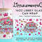 Come On Barbie Lets Go Party Inflated 16oz Libbey Glass Can Wrap, Barbi Doll 16oz Libbey Glass Can Wrap - 1.jpg