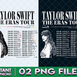 the eras tour setlist png files, taylors version png, swifties merch, midnights concert png, taylor swiftie png.