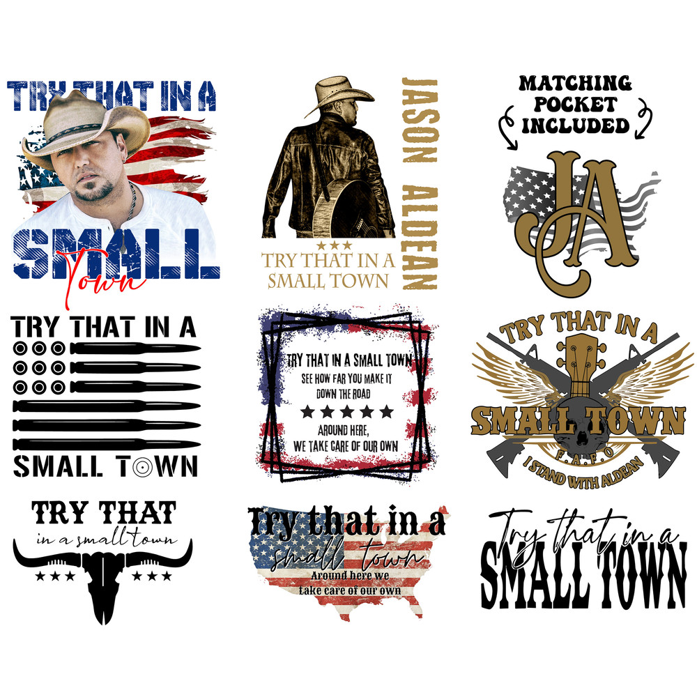 Try That In A Small Town PNG Shirt,Country Shirt, Southern Shirt, Jason Aldean PNG, Girl Country Shirt, Country Music Shirt, Sublimation - 2.jpg