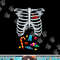 Halloween Costume XRay Skeleton Rib Heart Candy Adult Kids png,sublimation copy.jpg