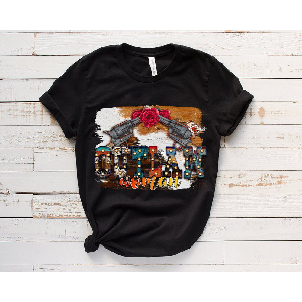 Outlaw Woman, Outlaw Png, Western Sublimation Design, Digital Download, Sublimation, DTG Printing, Cowgirl Png, Cowboy Girl , Southern - 3.jpg