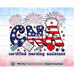 cna 4th of july png, certified nursing assistant png
