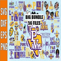 Bundle 56 Files Prairie View Football Team Svg, Prairie View svg, HBCU Team svg, Mega Bundle, Designs, Cricut, Cutting F