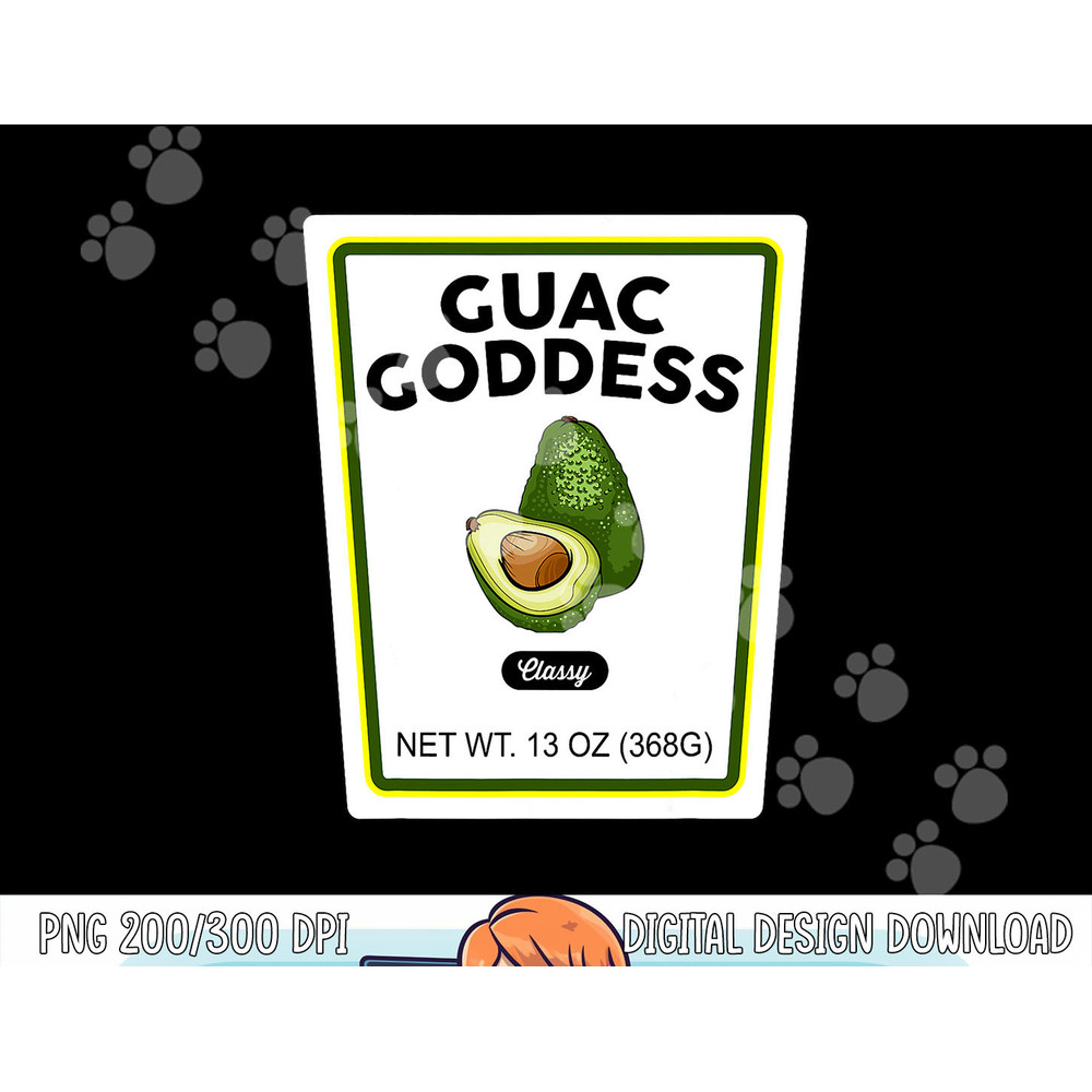 Halloween Matching Costume Guacamole Goddess Bottle Label png, sublimation copy.jpg