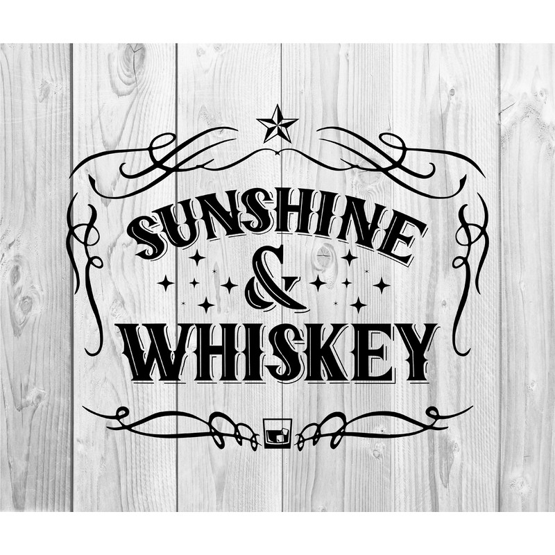 Sunshine & Whiskey Svg, Drinking Svg, Sunshine Svg, Summer Svg, Beach Svg, Funny Alcohol T-Shirt Svg, Whiskey Svg, Funny Svg, For Cricut - 1.jpg
