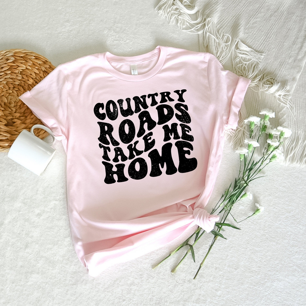 Country Roads Take Me Home SVG, Howdy Svg, Western SVG, Texas Svg, Country Svg, Cowgirl Svg, Rodeo Svg, Wavy Stacked Svg, Silhouette Cricut - 1.jpg
