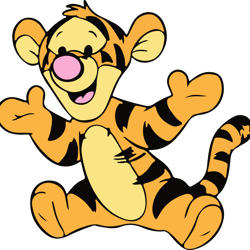 baby tigger svg, winnie the pooh svg, pooh bear svg, disney svg, winnie cricut, winnie silhouette, instant download