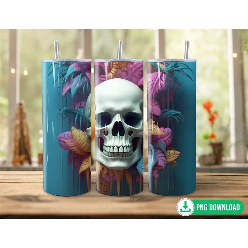 MR-2472023102944-3d-tropical-skull-tumbler-wrap-png-sugar-skull-with-plant-image-1.jpg