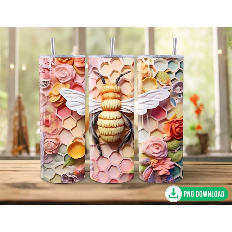 MR-2472023103041-3d-floral-bee-honeycomb-tumbler-wrap-png-seamless-yellow-image-1.jpg