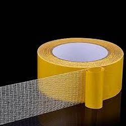 1roll 20m double sided tape high viscosity grid fiber transparent double sided tape sticky adhesive fiber mesh tape