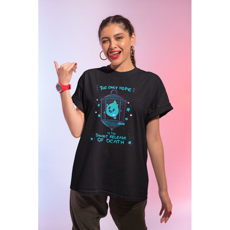 There's No Sunshine Only Darkness Shirt, Luna Star The Only Hope Is The Sweet Relief Of Death Shirt, 2023 Movie Lumalee Blue, Gift friend - 1.jpg