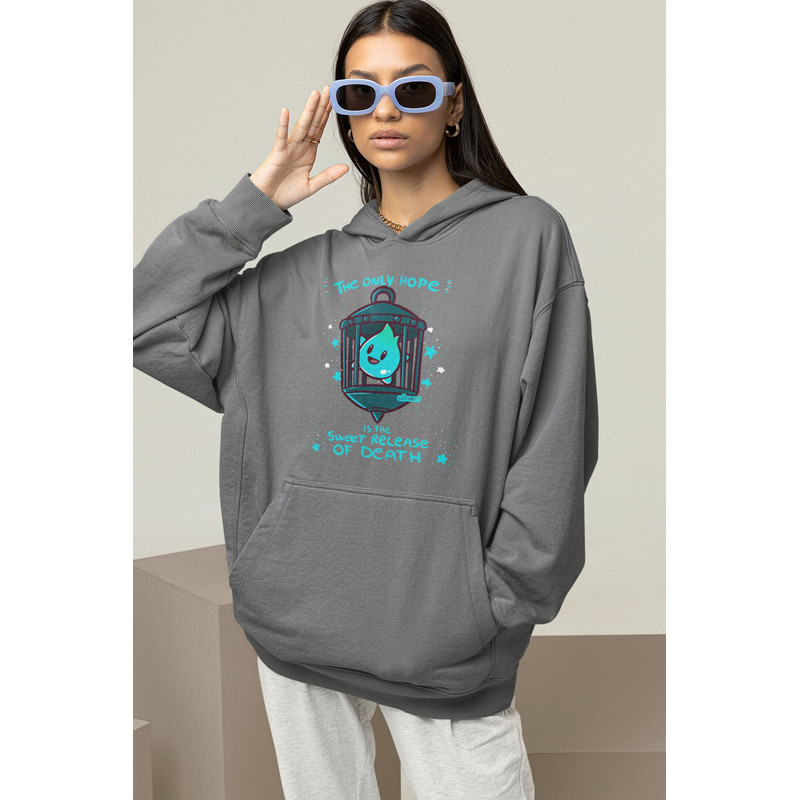 There's No Sunshine Only Darkness Shirt, Luna Star The Only Hope Is The Sweet Relief Of Death Shirt, 2023 Movie Lumalee Blue, Gift friend - 3.jpg