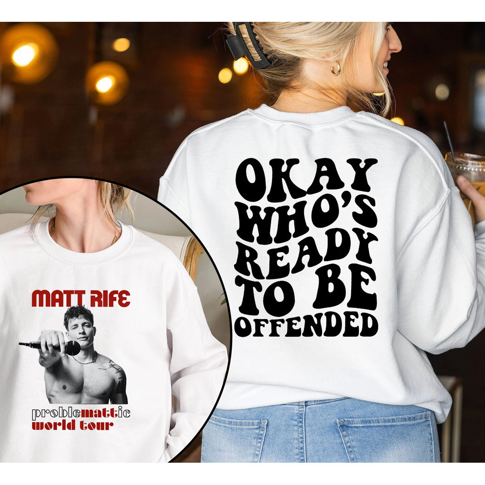 Vintage Matt Rife 2 slide shirt, Matt Rife shirt, Matt Rife Tour, Matt Rife Unisex T- shirt, Offended , Matt Rife Sweatshirt, Gift for fan - 4.jpg