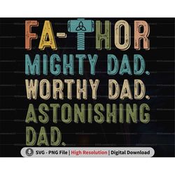 retro fathor shirt, superhero dad png svg, thor father png, dad definition svg, super father png, best dad cricut svg, p