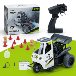 three-wheel spray remote control car drift remote control children's toy