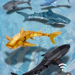 remote control shark 2.4g remote control fish children's toys summer water toys
