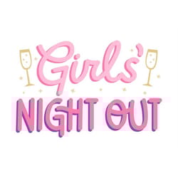 girls' night out, editable layered cut files svg png jpeg gif ai