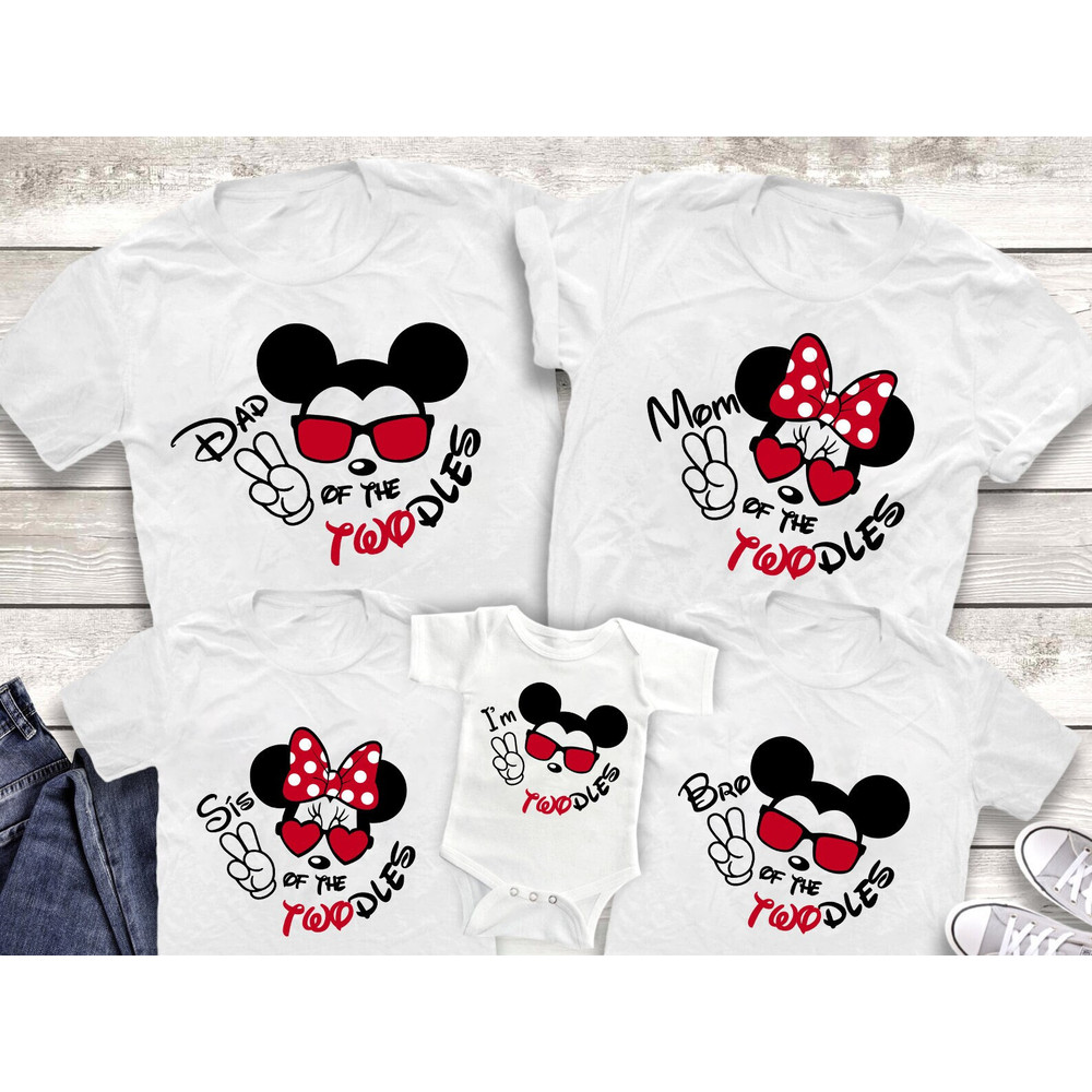 I'm Twodles Shirt, 2nd Birthday Toddler Shirt, Mickey Birthday Shirt, Disney Birthday Squad, Birthday Family Matching, Disney Birthday Gift - 1.jpg