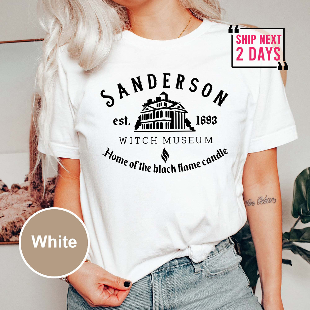 Sanderson Est 1693 Shirt, Sanderson Sisters, Disney Witches, Happy Halloween T-Shirt, Spooky Season, Trick Or Treat, Hocus Pocus Shirt - 2.jpg
