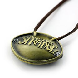 Doctor Strange Eye Of Agamotto Bronze Necklace Superhero Doctor Strange Infinity Time Stones Jewelry Necklace